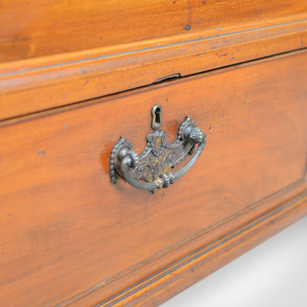 Antique, Mule Chest, English, Georgian Housekeepers Trunk, Mahogany, Circa 1780 - London Fine Antiques