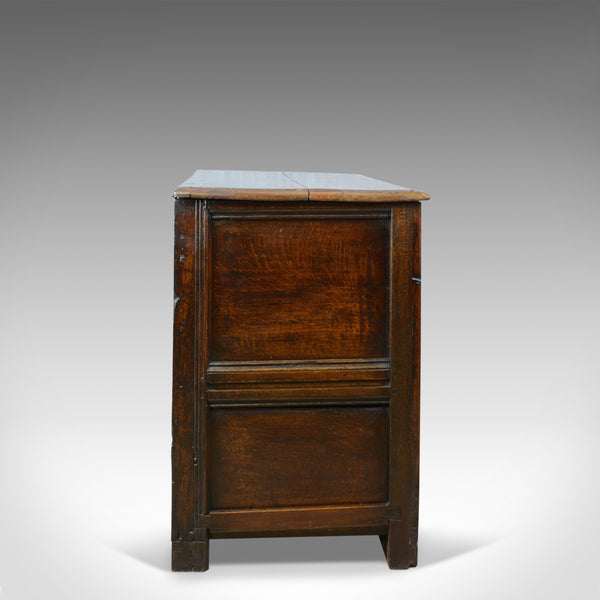 Antique Mule Chest, English, Oak, Trunk, 18th Century, Circa 1700 - London Fine Antiques