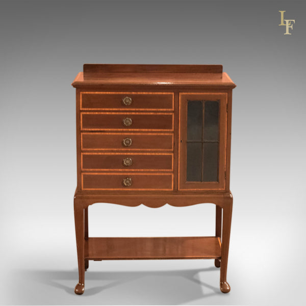 Edwardian Antique Music Cabinet, Lidstone London c.1910 - London Fine Antiques