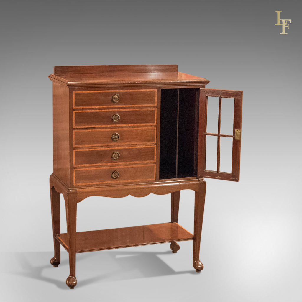 Edwardian Antique Music Cabinet, Lidstone London c.1910 – London