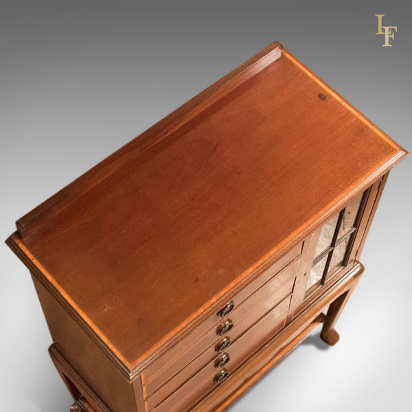 Edwardian Antique Music Cabinet, Lidstone London c.1910 - London Fine Antiques