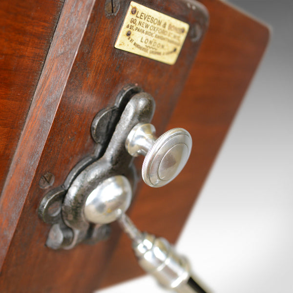 Antique Music Stand, Adjustable Reading Lectern Table, Leveson London, c1900 - London Fine Antiques