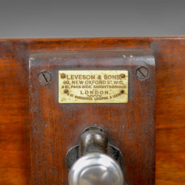 Antique Music Stand, Adjustable Reading Lectern Table, Leveson London, c1900 - London Fine Antiques