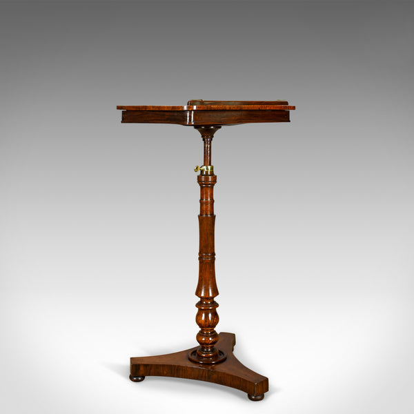 Antique Music Stand, English, Regency, Adjustable, Rosewood, Lectern Circa 1820 - London Fine Antiques