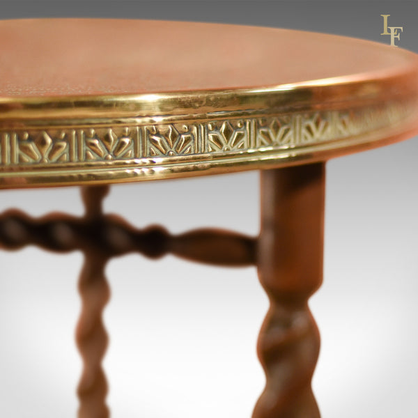 Early C20th Brass Coffee Table, c.1930 - London Fine Antiques