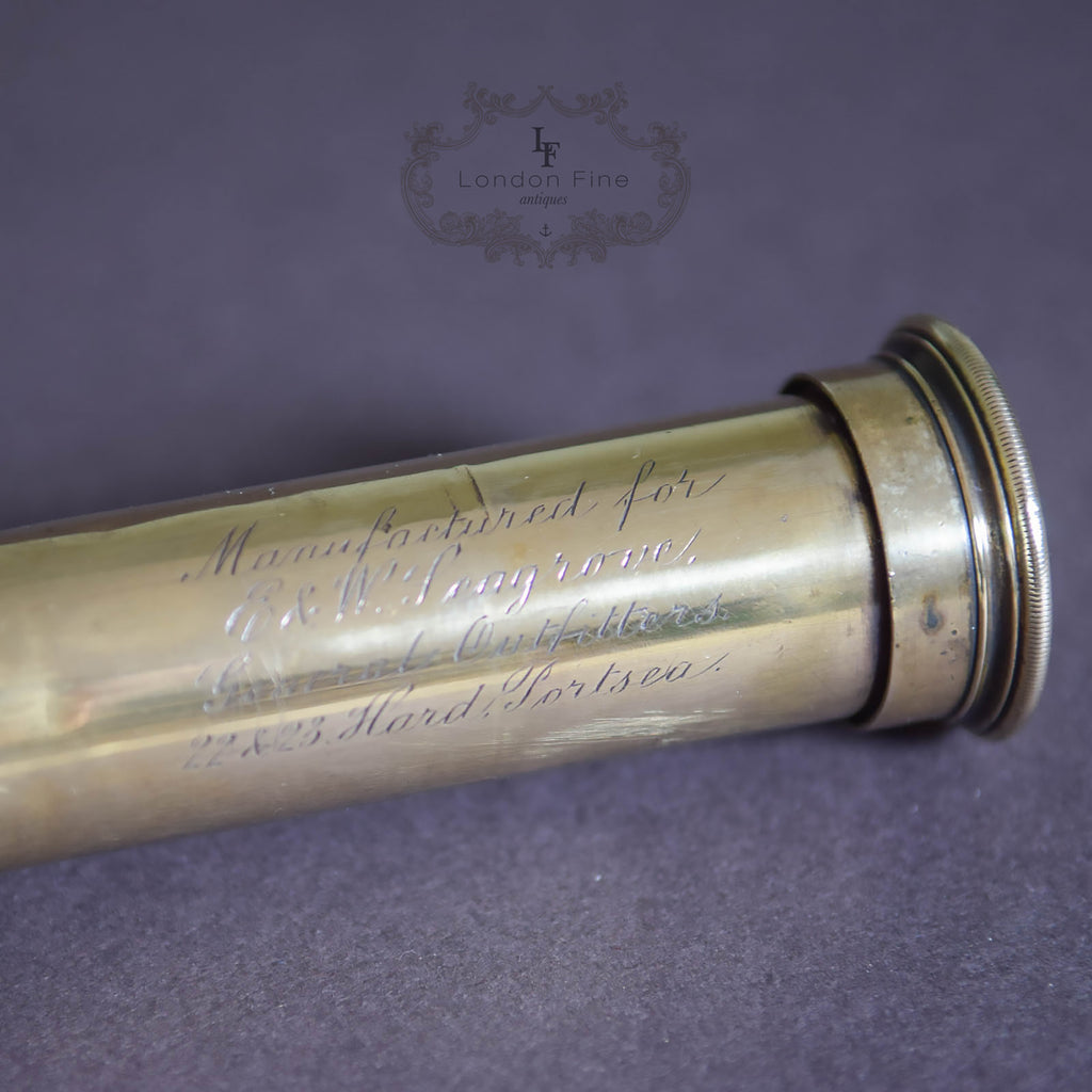 Victorian Naval Telescope, E & W Seagrove, c.1855-71 – London Fine