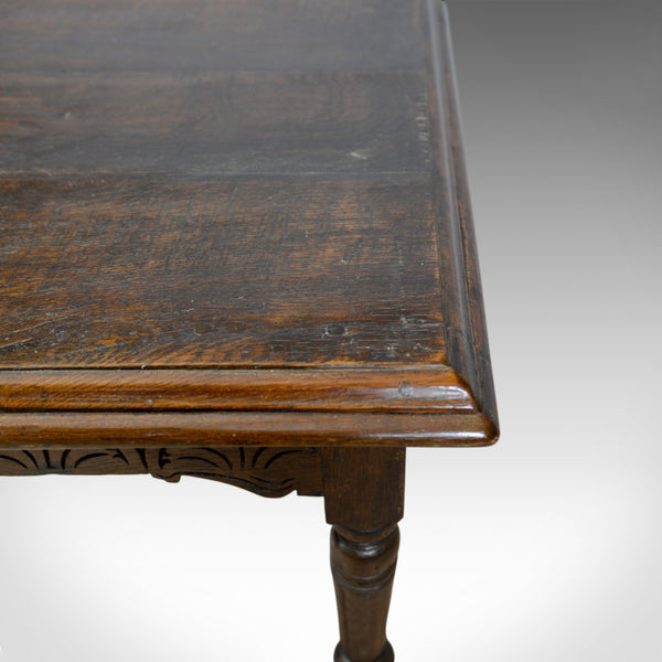 Antique Oak Console Table, English, Jacobean Revival, Refectory, C18th and Later - London Fine Antiques