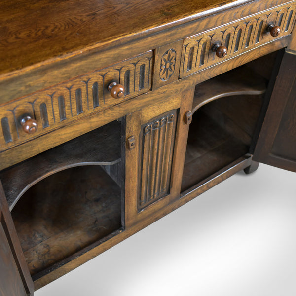 Antique Oak Dresser, English, Edwardian in 18th Century Taste, Circa 1910 - London Fine Antiques