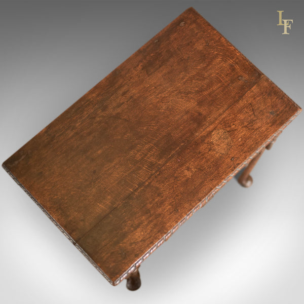 Antique Lowboy, Georgian Oak Table, c.1750 - London Fine Antiques