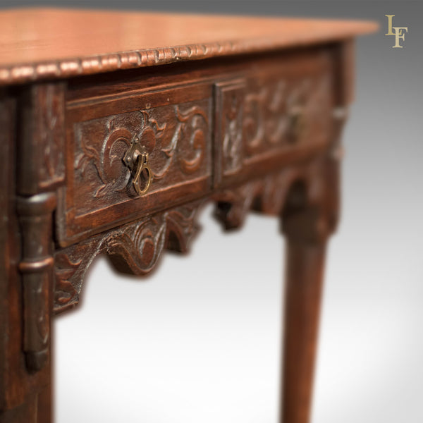 Antique Lowboy, Georgian Oak Table, c.1750 - London Fine Antiques
