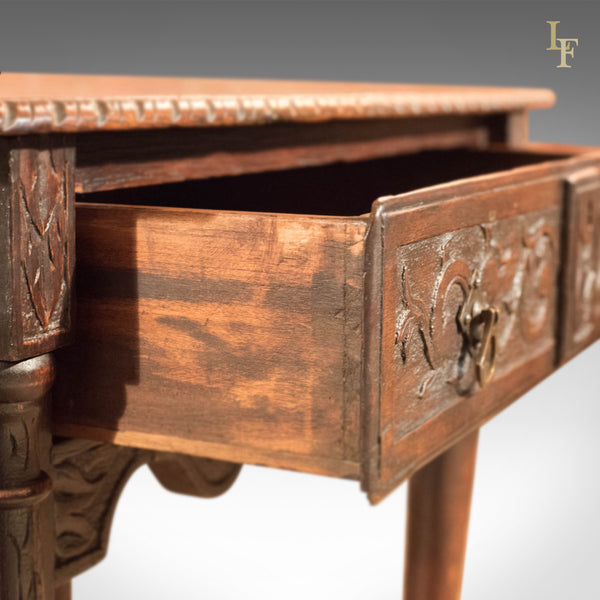 Antique Lowboy, Georgian Oak Table, c.1750 - London Fine Antiques