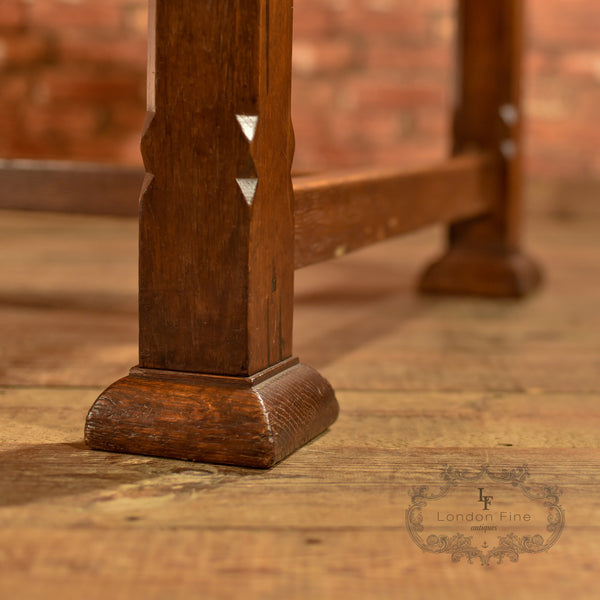 Arts & Crafts Oak Table, Liberty Quality c.1900 - London Fine Antiques