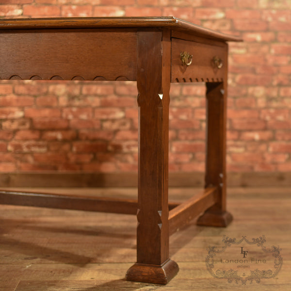 Arts & Crafts Oak Table, Liberty Quality c.1900 - London Fine Antiques