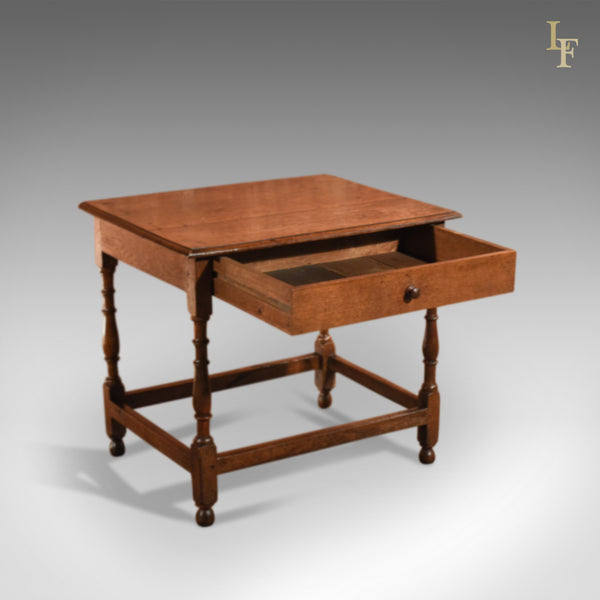 Antique Occasional Table, Victorian Oak c.1850 - London Fine Antiques