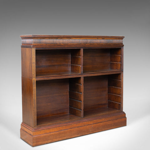 Antique Open Bookcase, English, Regency and Later, Bookshelves, Rosewood, c1830 - London Fine Antiques