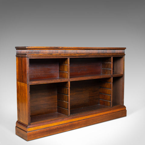 Antique Open Bookcase, Regency and Later, Bookshelves, Rosewood, Circa 1830 - London Fine Antiques