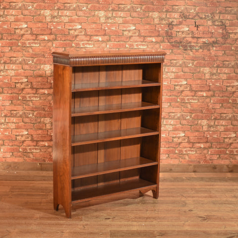 Late Victorian, Walnut, Open Book Shelf, c.1900 - London Fine Antiques