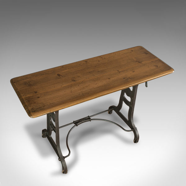 Antique Orangery Table, English, Industrial, Machinist, Victorian, Side C.1900 - London Fine Antiques