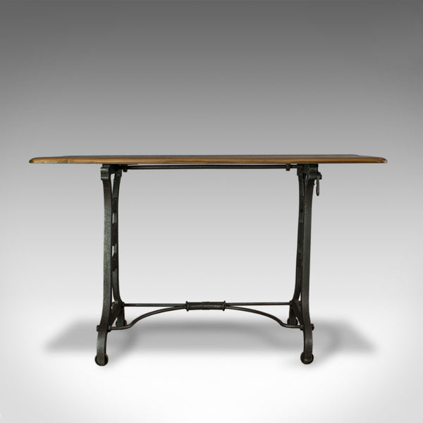 Antique Orangery Table, English, Industrial, Machinist, Victorian, Side C.1900 - London Fine Antiques