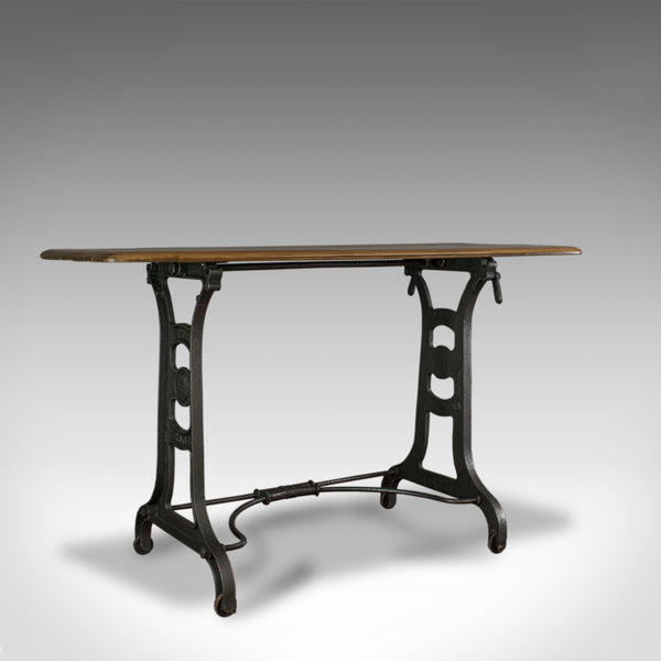 Antique Orangery Table, English, Industrial, Machinist, Victorian, Side C.1900 - London Fine Antiques