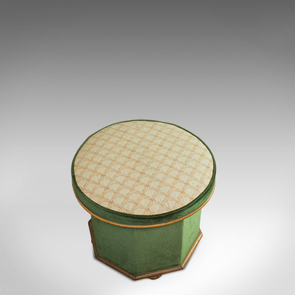 Antique Ottoman Stool, Victorian, Dressing, Storage, Circa 1880 - London Fine Antiques