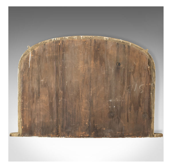 Antique Overmantel Mirror, English, Georgian Dome Top, Wall, Giltwood Circa 1800 - London Fine Antiques