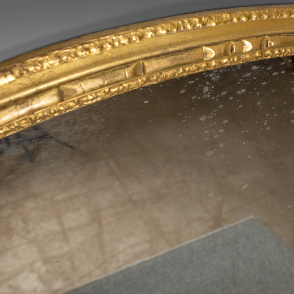 Antique Overmantel Mirror, English, Georgian Dome Top, Wall, Giltwood Circa 1800 - London Fine Antiques