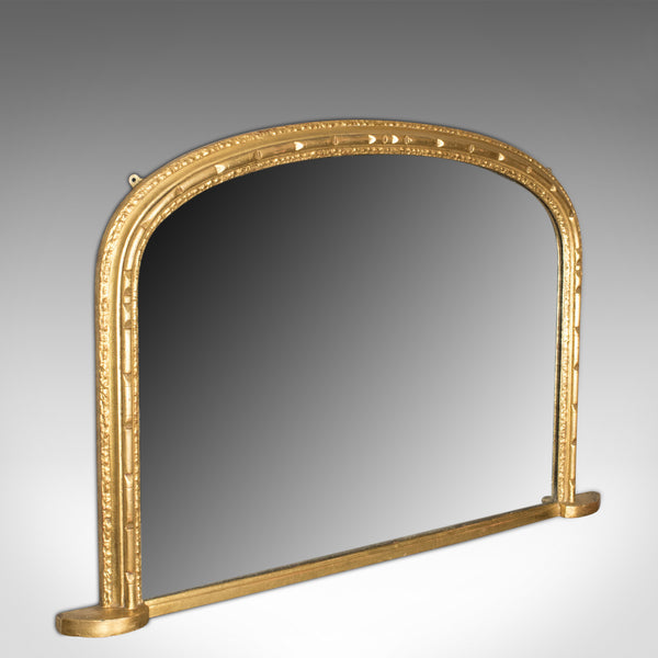 Antique Overmantel Mirror, English, Georgian Dome Top, Wall, Giltwood Circa 1800 - London Fine Antiques