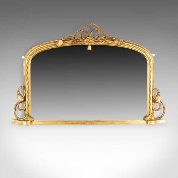 Antique Overmantel Mirror, English Regency, Dome, Wall, Nautical, Giltwood c1830 - London Fine Antiques