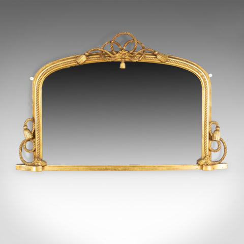 Antique Overmantel Mirror, English Regency, Dome, Wall, Nautical, Giltwood c1830 - London Fine Antiques