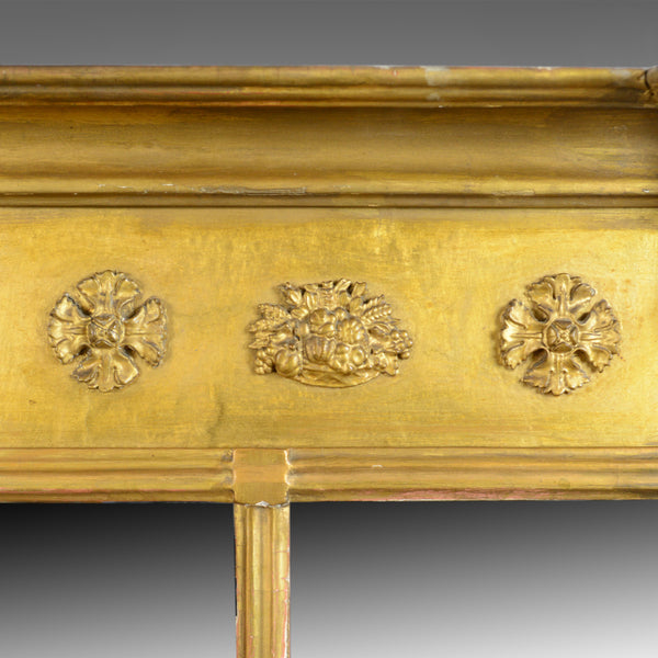 Antique Overmantel Mirror, English, Regency, Early 19th Century, Wall Circa 1820 - London Fine Antiques