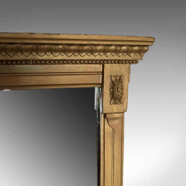 Antique Overmantel Mirror, English Victorian, Classical Revival, Wall Circa 1880 - London Fine Antiques
