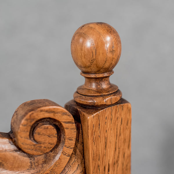 Antique Pair of Chairs, English, Oak, Dining, Side, Hall, Edwardian Circa 1910 - London Fine Antiques