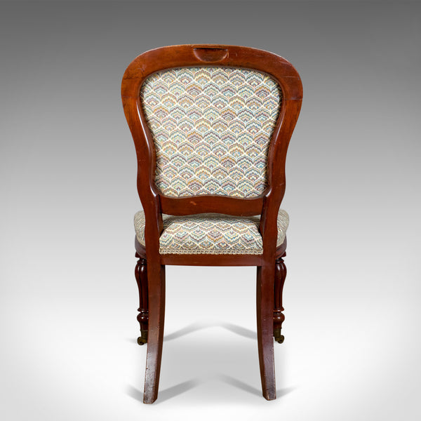 Antique Pair of Chairs, William IV, Mahogany, Button Back, Parlour, Side c.1835 - London Fine Antiques