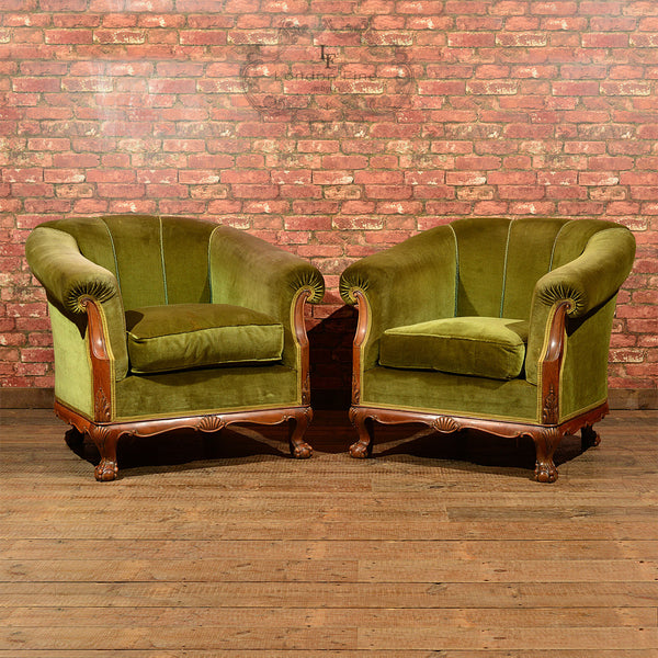A Pair of French Art Deco Armchairs, c.1930 - London Fine Antiques