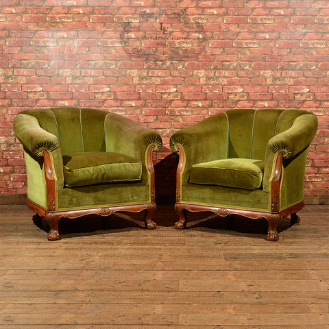 A Pair of French Art Deco Armchairs, c.1930 - London Fine Antiques
