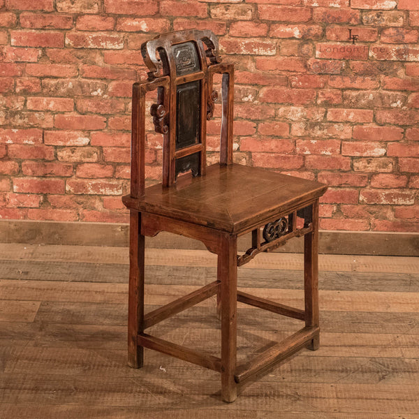 Pair of Chinese Hall Chairs, c.1900 - London Fine Antiques