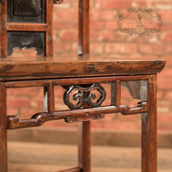 Pair of Chinese Hall Chairs, c.1900 - London Fine Antiques