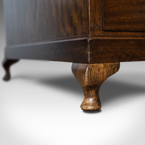 Large Antique Pedestal Desk, English, Edwardian, Mahogany, Circa 1910 - London Fine Antiques