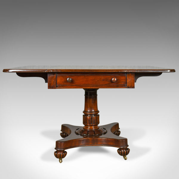 Antique Pembroke Table, English, William IV, Mahogany, Sofa, Circa 1835 - London Fine Antiques