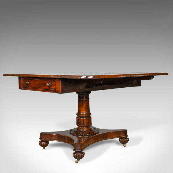 Antique Pembroke Table, English, William IV, Mahogany, Sofa, Circa 1835 - London Fine Antiques