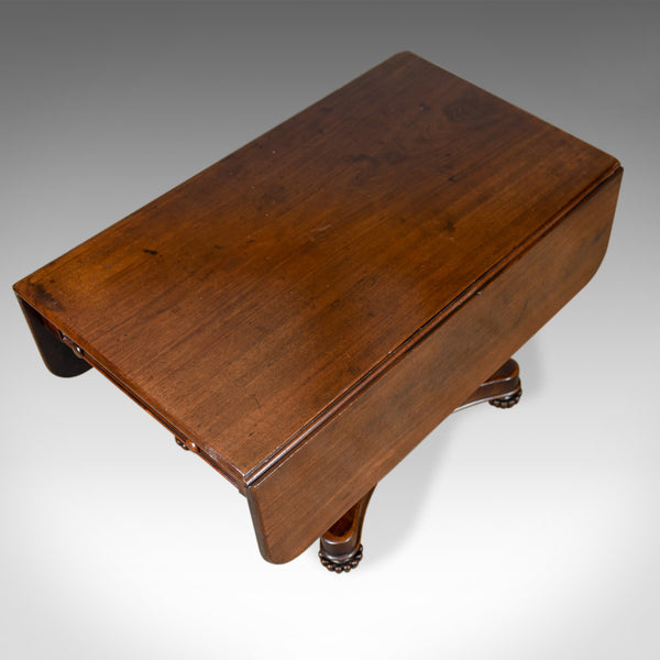 Antique Pembroke Table, English, William IV, Mahogany, Sofa, Circa 1835 - London Fine Antiques