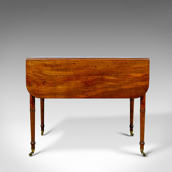 Antique Pembroke Table, Mahogany, English, Regency, Drop Flap Dining Circa 1820 - London Fine Antiques