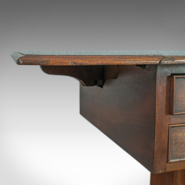 Antique Pembroke Work Table, English, Victorian, Flame Mahogany, Drop Flap c1840 - London Fine Antiques