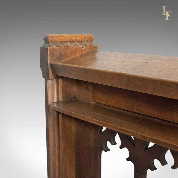 Antique Pew Front, Gothic Choir Stall, Victorian, English, Pugin Overtones c.1880 - London Fine Antiques