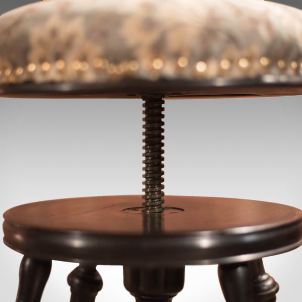 Antique Piano Stool, Aesthetic Period c1880 - London Fine Antiques