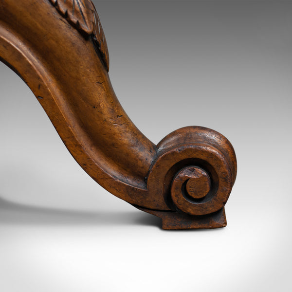 Antique Piano Stool, Walnut, Adjustable, English, Victorian, Seat Circa 1860 - London Fine Antiques