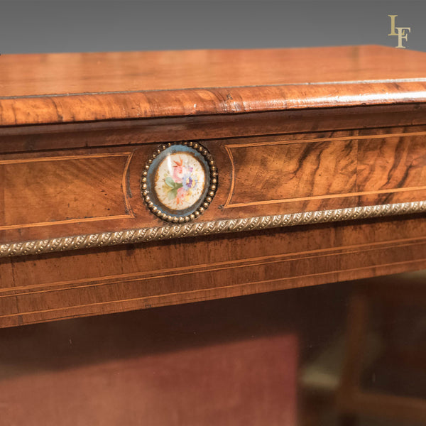 Antique Pier Cabinet, French Walnut c1880 - London Fine Antiques