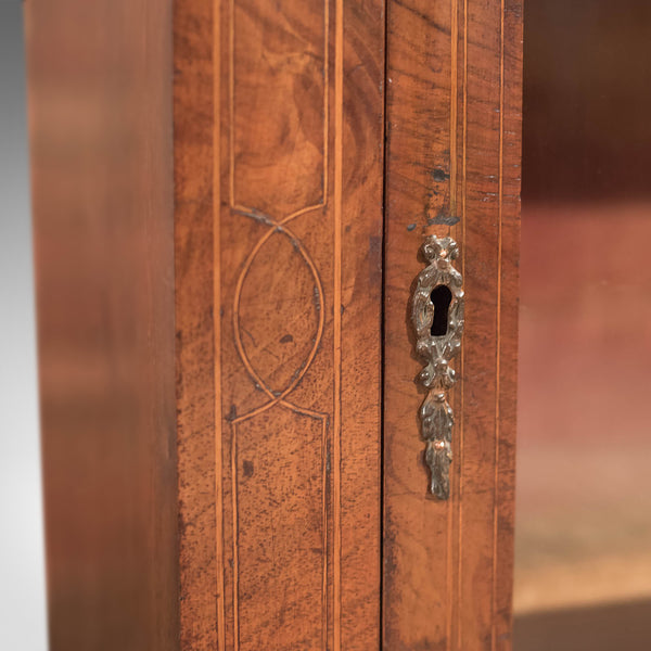 Antique Pier Cabinet, French Walnut c1880 - London Fine Antiques