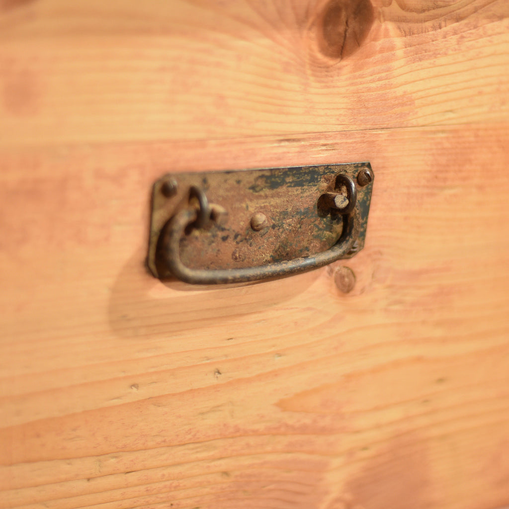 Victorian Pine Carriage Travel Trunk, c.1890 London Fine Antiques